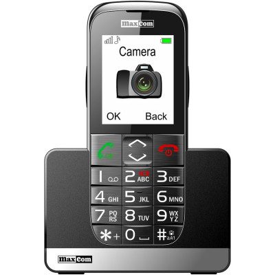 Telefon mobil MaxCom Comfort MM720, Single SIM, Black foto