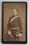 CDV Atelier Romania Braila Josef Kozmata barbat in uniforma militar