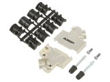 Connector metalic TE Connectivity backshell 15 pini 45&deg;