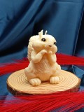 Lumanare Parfumata Veverita Handmade , 8A 7,5A 5,5 cm, Ceara Naturala