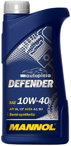 Ulei motor MANNOL Defender Stahlsynt 10W40 1 L 23364 Ulei motor MANNOL Defender Stahlsynt 10W40 1 L 23364