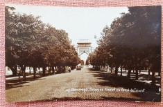 Bucuresti. Soseaua Kiselef cu Arcul de Triumf. Agentia Hachette - Necirculata