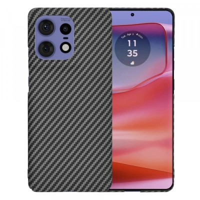 Husa pentru Motorola Edge 50 Pro, Techsuit, Carbonite FiberShell, Neagra foto