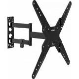 Suport TV de perete ECG LD 174201, 17"- 42" (43 - 106 cm), rotire 90&deg; si inclinare 2&deg;-15&deg;, 25 kg, VESA