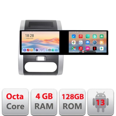 Navigatie Nissan X-trail old Kit-001 Edotec 2 ecrane 8 core 4+128 21.6 inch Incell android Wifi 5Ghz gps internet CarStore Technology foto