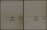 Germany Bavaria - Postal History Rare Old Postcard + Reply UNUSED DB.227