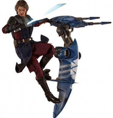 Star Wars The Clone Wars Action Figure 1/6 Anakin Skywalker &amp;amp; STAP 31 cm foto