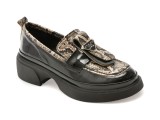 Mocasini GRYXX negri, 387382, din piele naturala lacuita