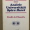 Analele Universității Spiru Haret, Seria Studii de Filosofie (nr. 4, 2002)