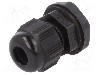 Presetupa poliamida, PG9, IP66, IP68, ALPHA WIRE - PPC9 BK080