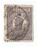*Romania, LP 72/1929, Ferdinand - uzuale, 30 bani violet, eroare 1, oblit.