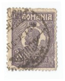 *Romania, LP 72/1929, Ferdinand - uzuale, 30 bani violet, eroare 1, oblit., Stampilat