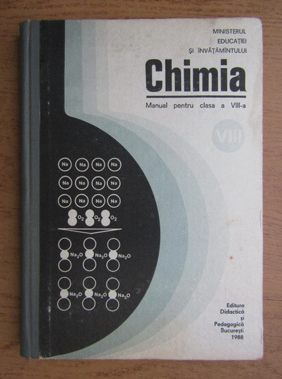 Cornelia Gheorghiu - Chimia. Manual pentru clasa a VIII-a (1979, ed. cartonata)