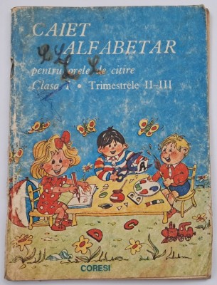 Caiet alfabetar pentru lectiile de citire, trimestrele II-III foto