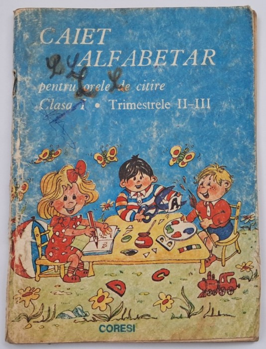 Caiet alfabetar pentru lectiile de citire, trimestrele II-III