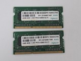 Kit memorie RAM desktop Apacer 8GB (2 X 4GB) DDR3 1600MHz CL11 1.35V Low Voltage