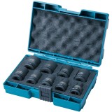 Makita B-66232 - Set chei tubulare impact 8-21 mm 1/2 inch 9 bucati