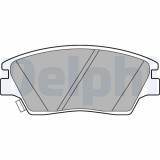 Set placute frana fata DELPHI, Ssangyong TIVoli, 01.2015-, Xlv Suv, 04.2016-, Fata; puntea fata