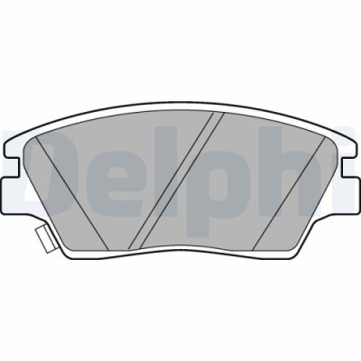 Set placute frana fata DELPHI, Ssangyong TIVoli, 01.2015-, Xlv Suv, 04.2016-, Fata; puntea fata foto