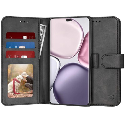 Husa 360 Honor Magic7 Lite Techsuit Diary Book, negru foto
