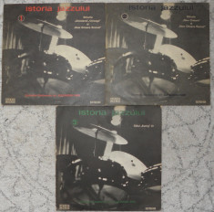 vinil/vinyl seria Istoria Jazzului,vol 1,2,3 ,,VG+ si NM,pret pentru toate foto