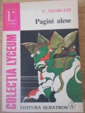 Pagini Alese - Constantin Negruzzi, Editura Albatros 1976, Carte Beletristica, Roman, Limba Romana, 320 Pagini