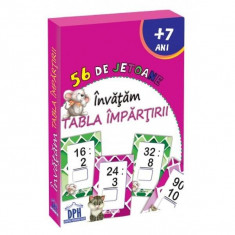 Invatam tabla impartirii - 56 de jetoane | foto