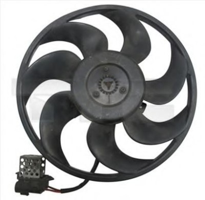 Ventilator, radiator OPEL ASTRA H (L48) (2004 - 2016) TYC 825-0024 foto