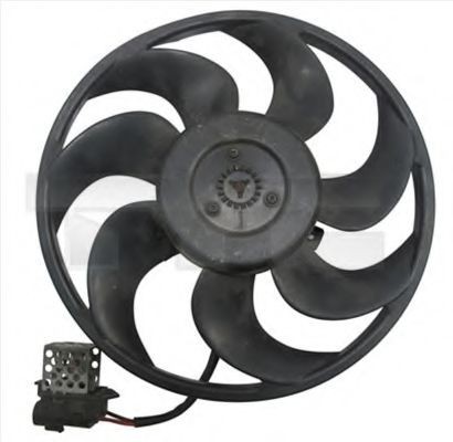 Ventilator, radiator OPEL ASTRA H (L48) (2004 - 2016) TYC 825-0024