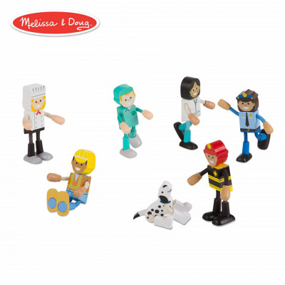 Set figurine flexibile Meserii - Melissa &amp;amp; Doug foto