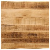 vidaXL Blat de masă contur organic 40x40x3,8 cm lemn masiv mango brut 370678