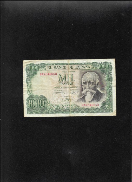 Spania 1000 1.000 pesetas 1971 seria2846853