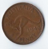 Moneda 1 penny 1943 - Australia