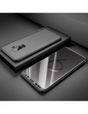 Husa 360 grade, Samsung S9, neagra, 2 componente de imbinare, protectie totala foto