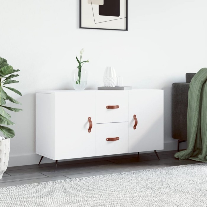 Gossi dulap, alb, 100x36x60 cm, lemn compozit