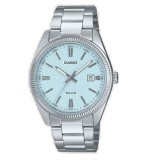 Casio Men's MTP-1302DA-2A2VDF Watch Battery with Silver Metal Bracelet