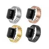 Bratara de schimb din metal cu zale mari pentru smartwatch Xiaomi AmazFit Bip, Star