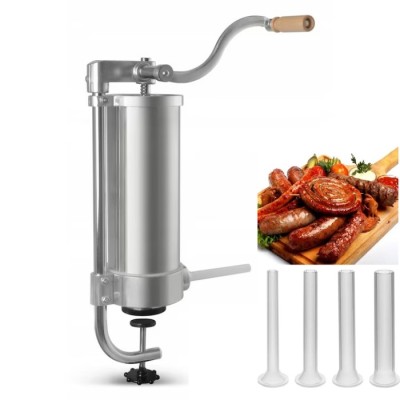 Aparat Manual de Facut Carnati APF&amp;reg; 2.5kg &amp;ndash; Prindere G-Clamp, 4 Palnii, Inox foto