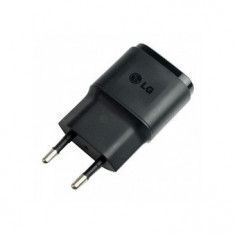 ADAPTOR PRIZA USB LG MCS-04ER/04ED 1.8A NEGRU ORIGINAL BULK