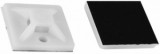 Suporti Fixare Autoadezivi 30x30mm Coliere Plastic, 25 Bucati/Set