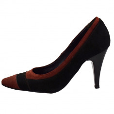 Pantofi dama, din piele naturala, marca Savana, 768B0-01-45, negru , marime: 36 foto