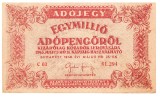 Ungaria 100 000 Adopengorol 1946 P-144a Seria 61294