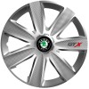 Set 4 Capace Roti GTX Gri R15, Pentru Skoda, Autohelix MSA