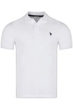 Tricou U.S. POLO ASSN. King alb, 10 Ani, U.S. Polo Assn.