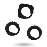 Set inele penis C Ring Black