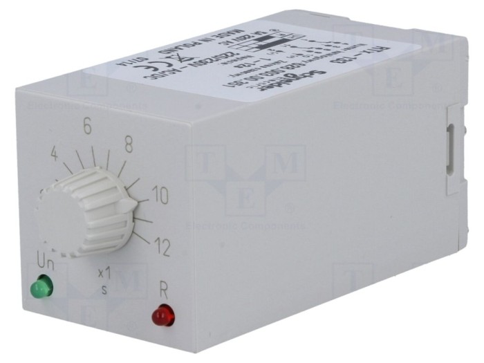 Timer DPDT 1-12s 230VAC 5A IP40