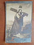 Carte postala, Iisus carand Crucea, inceput de secol XX