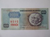 Cumpara ieftin Rară! Angola 1000 Novo Kwanza 1987 cu supratipar,bancnota din imagini