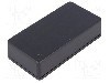 Carcasa ABS, 51mmx100mmx25mm, IP54, HAMMOND - 1591XXASBK