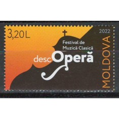 Moldova 2022 Mi 1203 MNH - Festivalul de muzica clasica &bdquo;DescOPERA&rdquo;